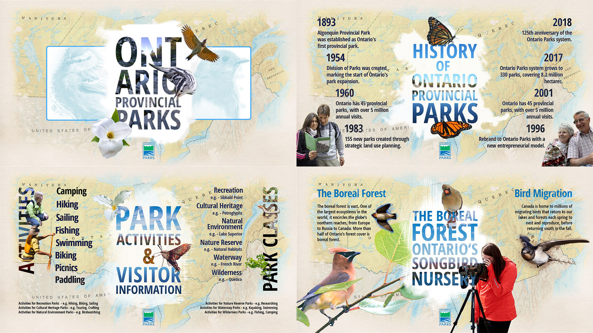 Ontario Parks Wireframe